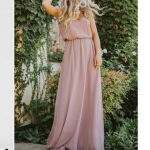 Show Me Your Mumu Kendall Maxi Dress Size XXS Antique Rose